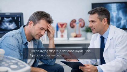 Γιατρός μιλάει με ασθενή