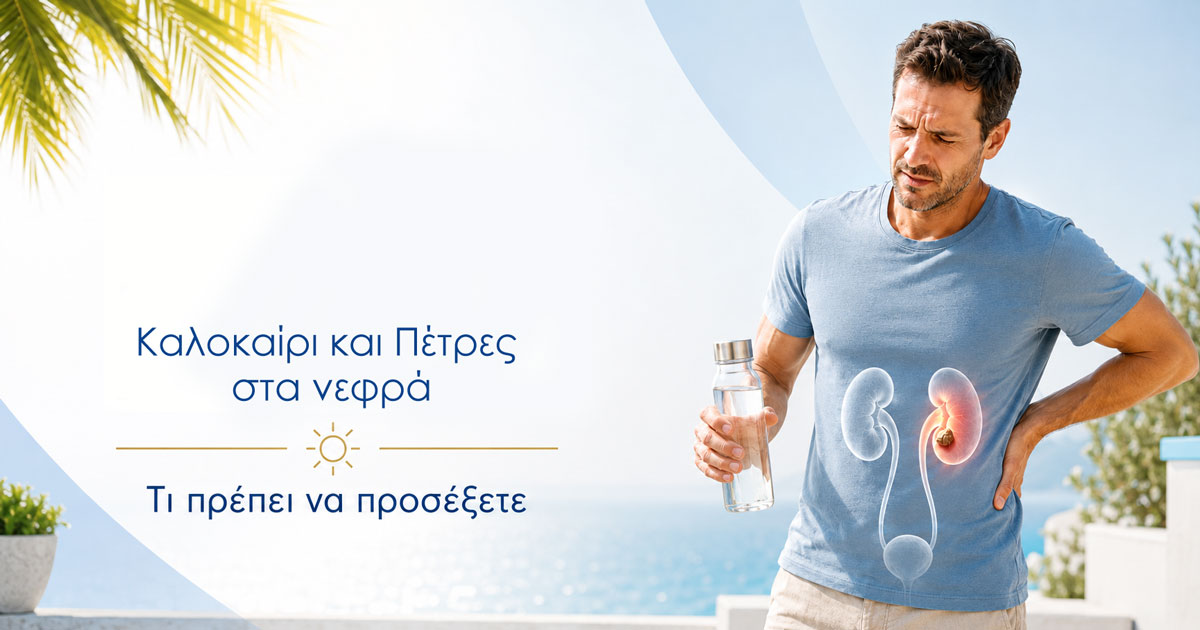 Καλοκαίρι και πέτρες στα νεφρά
